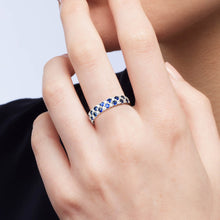 Load image into Gallery viewer, Sapphire Dreams &#39;Vivienne&#39; dress ring.
