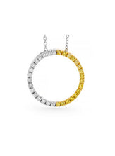 Load image into Gallery viewer, Ellendale Diamonds Australia Desert Rose Collection 18ct yellow and white gold diamond pendant.
